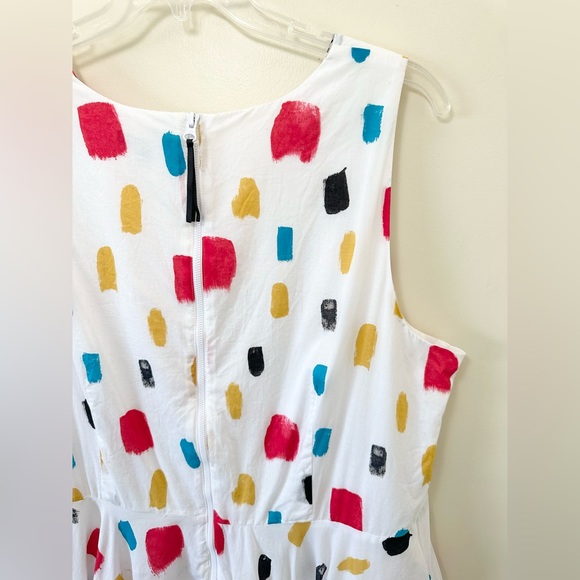 Plus Size ✨ Lane Bryant Confetti Multicolor Midi Dress with Pockets Size 26W - Picture 12 of 15